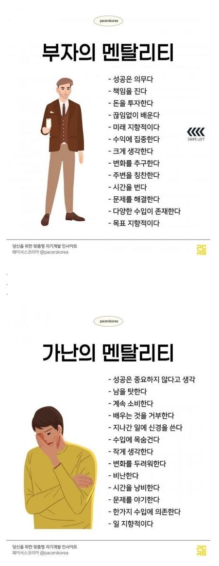 부자와 가난의 차이