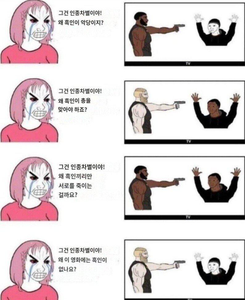 무적의 인종차별 논리