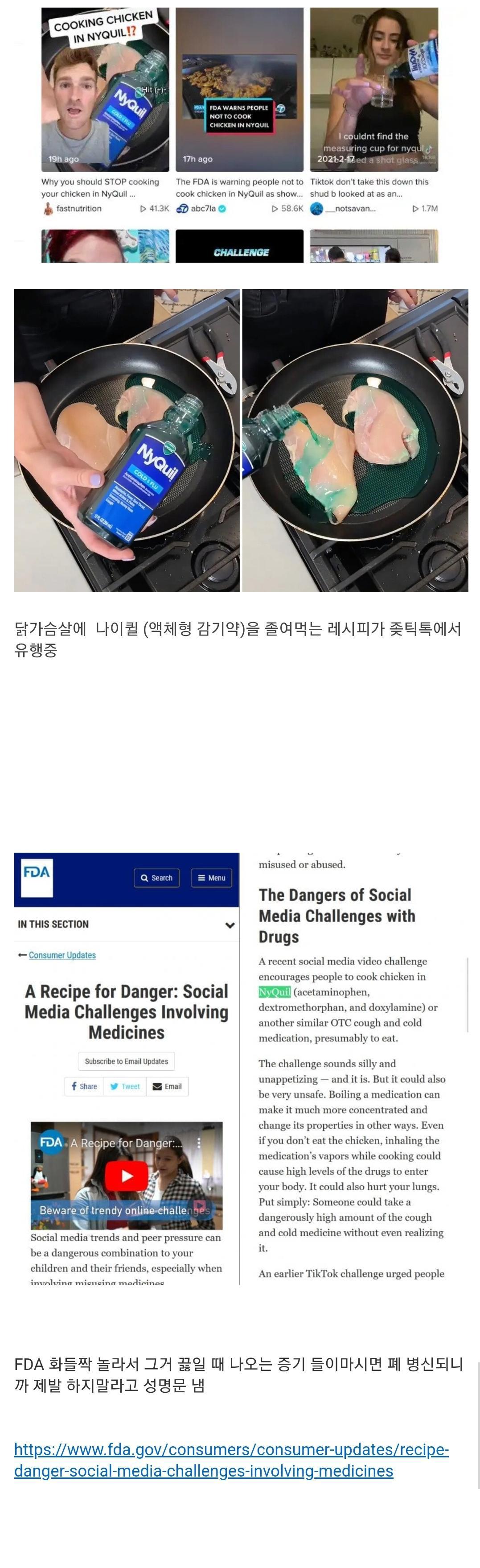 병신같은 미국 틱톡챌린지