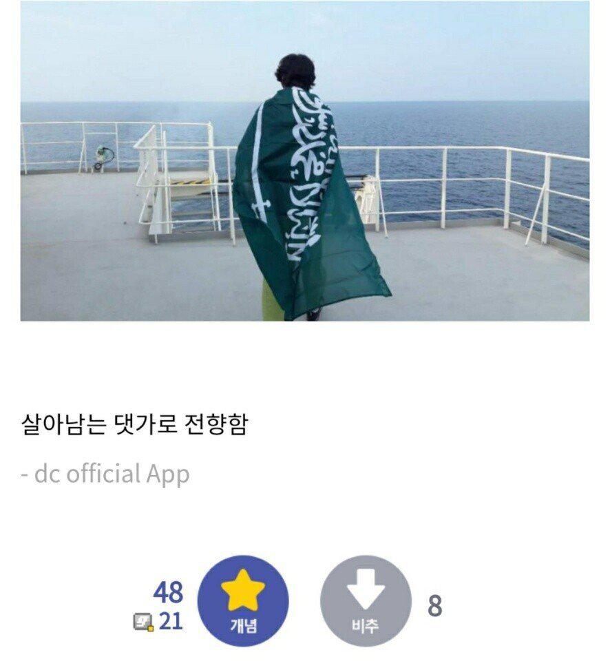 배 타다가 좆됐다는 디시인