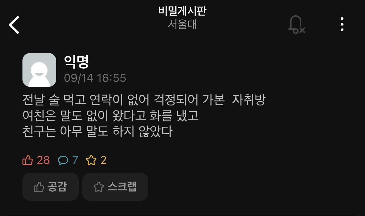 서울대생의 삼행시