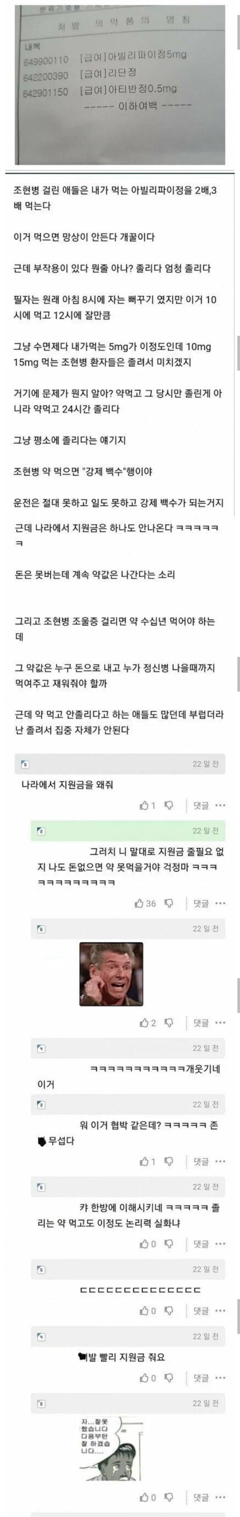 조현병 환자들이 약을 안먹는 이유.JPG