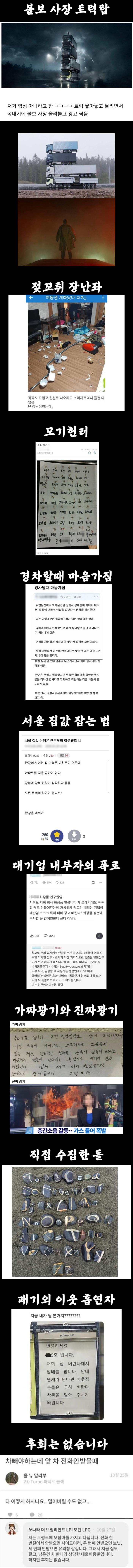 진짜 광기만 모음(펌)