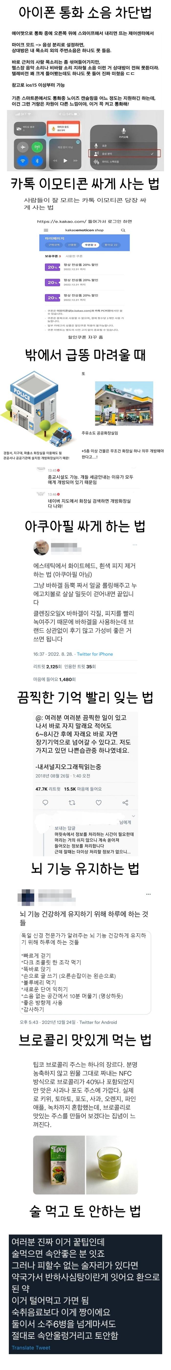 아이폰 통화 소음 차단법