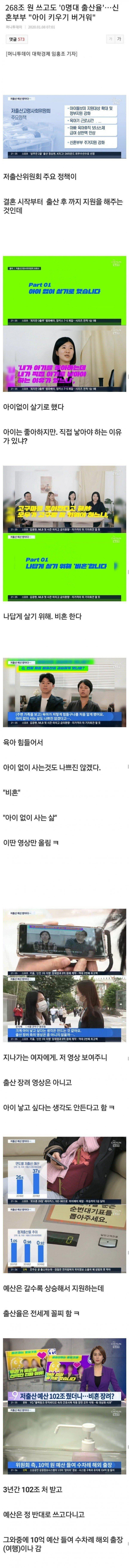 저출산 예산으로 저출산위원회가 만든 것